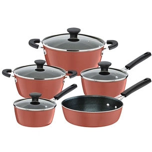 Набір посуду Tramontina Glenz 9 предметів Мідний (28699/410) зображення 1
