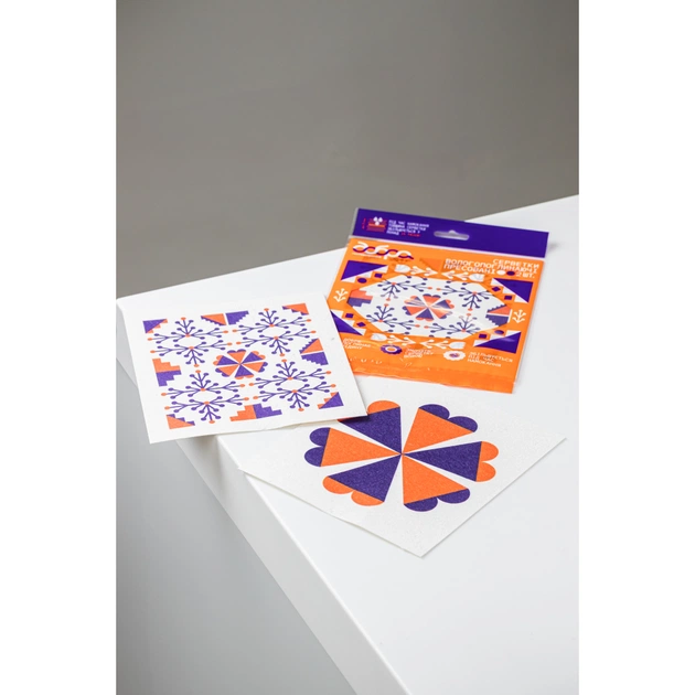 Серветки для прибирання Добра Господарочка Колекція Вибійка Целюлозні вологопоглинаючі Білі з принтом 2 шт. (4820086523974) - picture 5