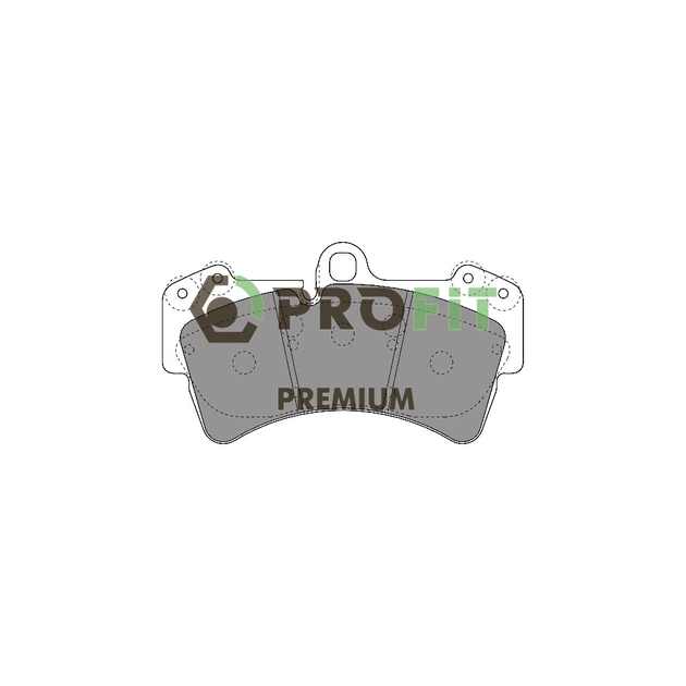 Гальмівні колодки Profit 5005-1626 - зображення 1