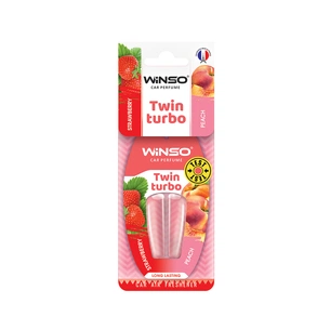 Ароматизатор для автомобіля WINSO Twin Turbo - Strawberry Peach (538780) зображення 1