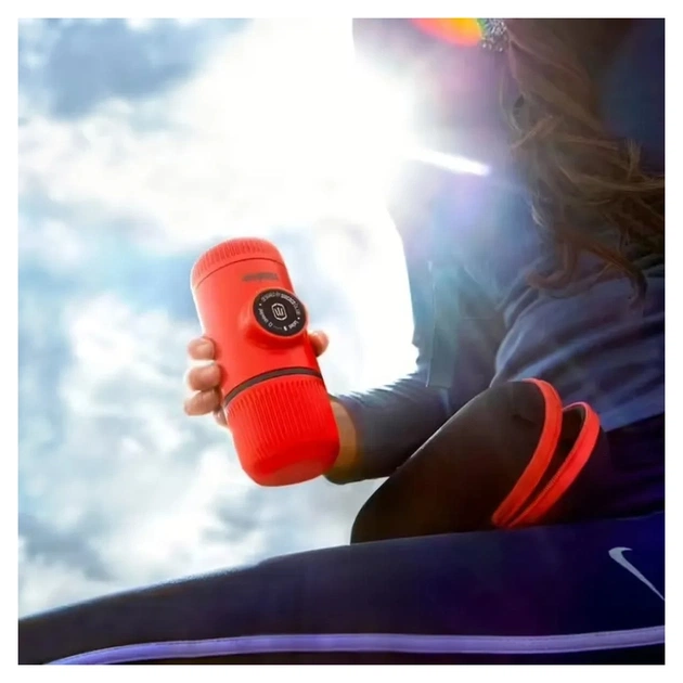 Кавоварка кемпінгова Wacaco Nanopresso з чохлом червона (WNANORED) - picture 4
