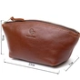 Косметичка Grande Pelle Зі шкіри Коричнева (11510) - зменшене зображення 3