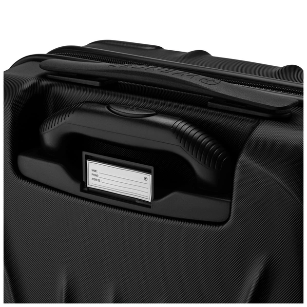 Валіза Wenger Oryson, мала, пластик, 4 колеса, чорна (653163) - зображення 12