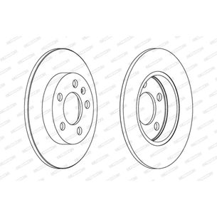 Гальмівний диск FERODO DDF1155 зображення 1