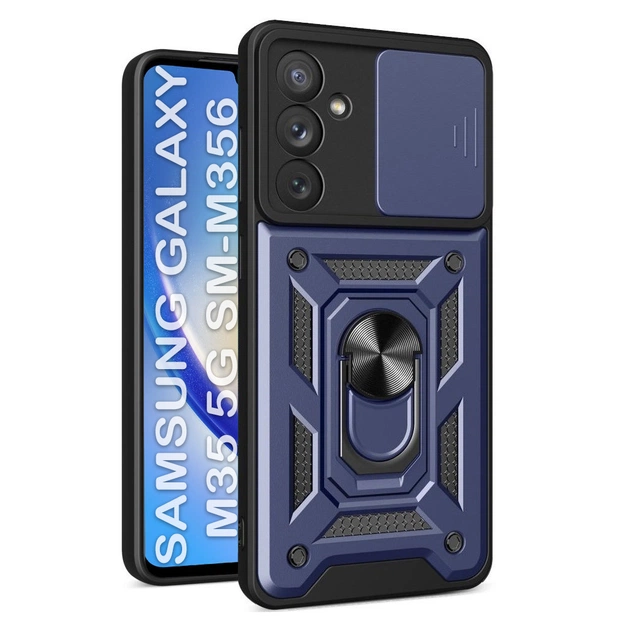 Чохол до мобільного телефона BeCover Military Samsung Galaxy M35 5G SM-M356 Blue (711542) - зображення 1