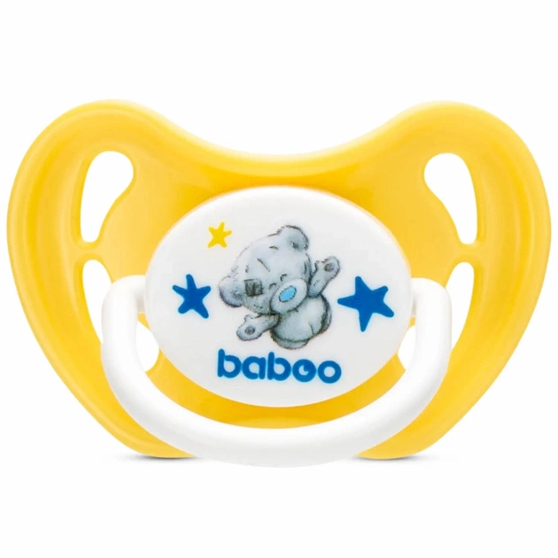 Пустушка Baboo Me To You 6+ міс. жовта (90415) - зображення 1