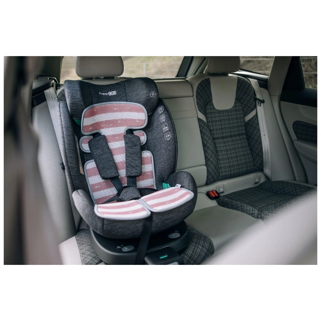 Набір текстилю для коляски FreeON підкладка для коляски та автокрісла pink - white (48723) - picture 6