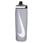Пляшка для води Nike Refuel Bottle 24 OZ сірий, чорний, білий 709 мл N.100.7666.086.24 (887791747518) - зменшене зображення 1