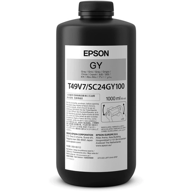 Контейнер з чорнилом Epson T49V UltraChrome UV Grey (C13T49V710) - зображення 1