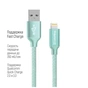 Дата кабель USB 2.0 AM to Lightning 2.0m mint ColorWay (CW-CBUL007-MT) - зменшене зображення 3