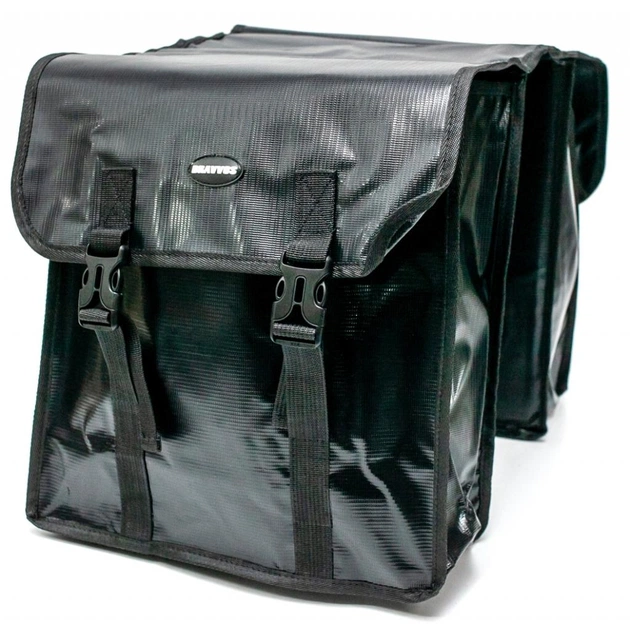 Велосумка на багажник Bravvos F-089 31x14x33 cm Black (BIB-031) - picture 1