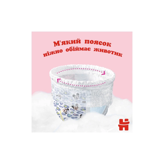 Підгузки Huggies Little Movers/Pants 6 (15-25 кг) для дівчинки 44 шт (5029053547664) - picture 9