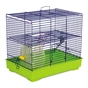 Клітка для гризунів Природа "Міккі" 37x25x30 см з колесом синя/зелена (4823082415267) - уменьшенное изображение 1