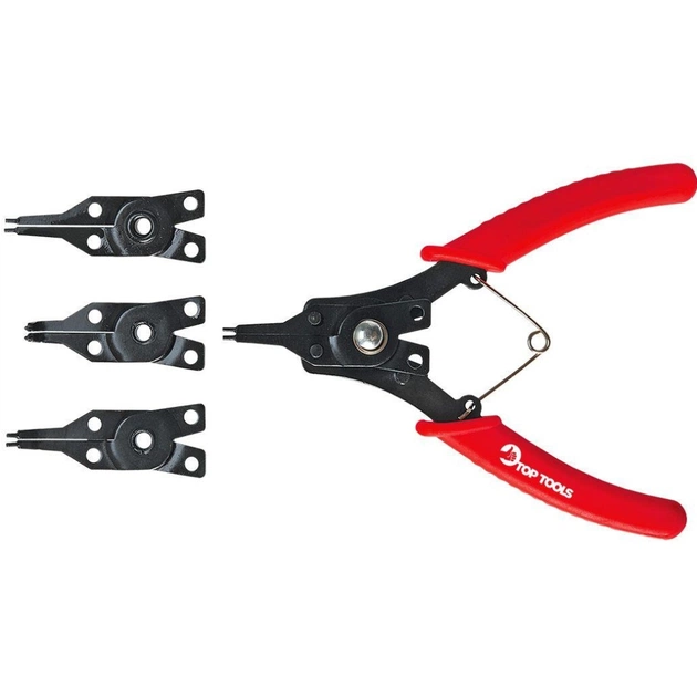 Щипці Top Tools для стопорних кілець, набір 4 шт., 150 мм (32D320) - зображення 1