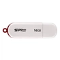 USB флеш накопичувач Silicon Power 16GB LuxMini 320 White USB 2.0 (SP016GBUF2320N1W) - зменшене зображення 1