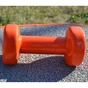 Гантель PowerPlay PP_4103 вінілова 1 кг Помаранчева (PP_4103_1kg) - зменшене зображення 5