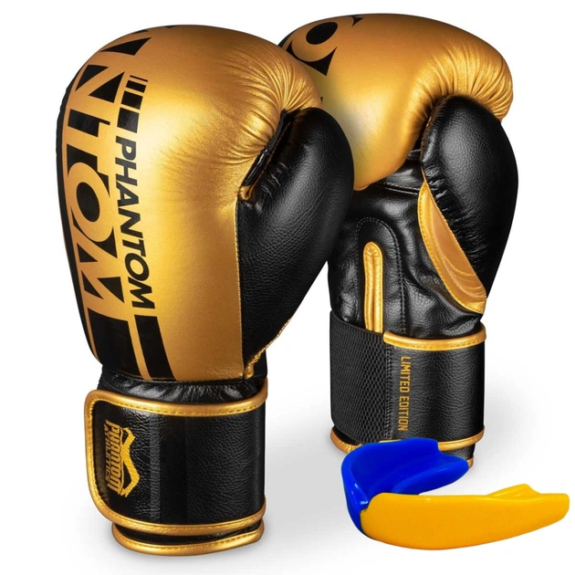 Боксерські рукавички Phantom APEX Elastic Gold 16oz (PHBG2215-16) - изображение 1