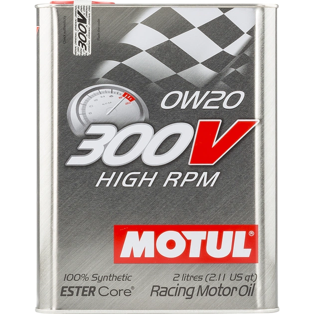 Моторна олива MOTUL 300V POWER 0W20 2л (826202) - изображение 1