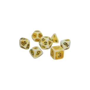 Набір кубиків для настільних ігор Games 7 Days Ancient 7 Dice Set - Yellow (g7danc09) зображення 1