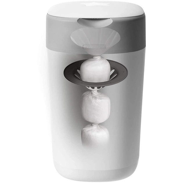 Накопичувач підгузників Tommee Tippee Twist and Click - Cotton White (5010415510013) - зображення 4