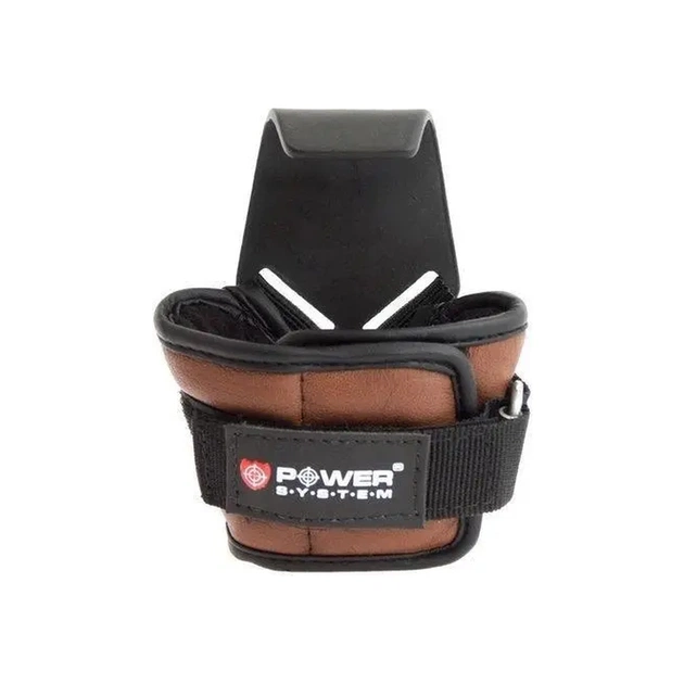 Гаки для тяги на зап'ястя Power System PS-3300 Hooks Brown XL (PS-3300_XL_Brown) - picture 3