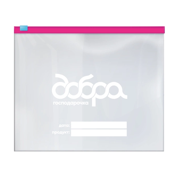 Пакети з застібкою Добра Господарочка Для зберігання та заморозки 1 л 10 шт. (4820086523240) - picture 3