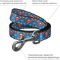 Повідець для собак WAUDOG Nylon "Супермен Лого" XS Ш 10 мм (0110-2006) - зменшене зображення 3