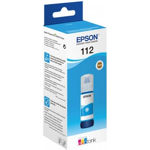 Контейнер з чорнилом Epson 112 EcoTank Pigment Cyan ink (C13T06C24A) зображення 1