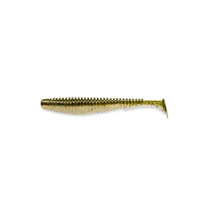 Силікон рибальський FishUP U-Shad 3" 202 - Green Pumpkin/Pearl (9шт/уп) (1864.15.13) зображення 1
