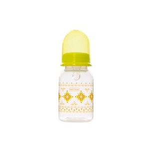 Пляшечка для годування Baby Team із силіконовою соскою Baby Team 125 мл Салатова (1400) зображення 1