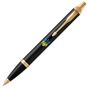 Ручка кулькова Parker IM 17 UKRAINE Black GT BP Тризуб син-жовт. + блокнот Parker + подар.упаковка GIFT24 (22032b24_T0016u) - зменшене зображення 6