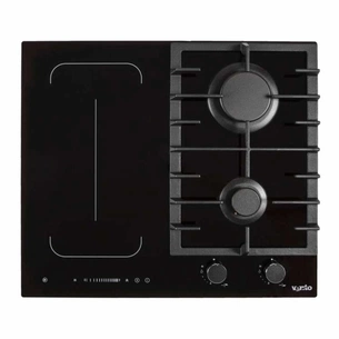 Варочна поверхня Ventolux HG622 B9G CS FI (BK) зображення 1