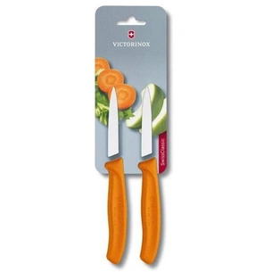 Набір ножів Victorinox SwissClassic, 8см, 2шт. в блистере, оранжевые (6.7606.L119B) зображення 1