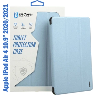Чохол до планшета BeCover Tri Fold Soft TPU Silicone Apple iPad Air 4 10.9 2020/2021 Light Blue (708782) зображення 1