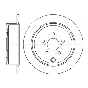 Гальмівний диск REMSA 61415.00 зображення 1