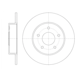 Гальмівний диск REMSA 6820.00 зображення 1