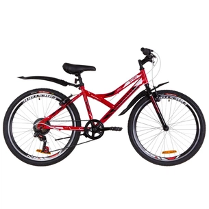 Велосипед Discovery 24" FLINT Vbr рама-14" 2019 червоно-білий з чорним (OPS-DIS-24-132) зображення 1