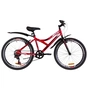 Велосипед Discovery 24" FLINT Vbr рама-14" 2019 червоно-білий з чорним (OPS-DIS-24-132) - зменшене зображення 1