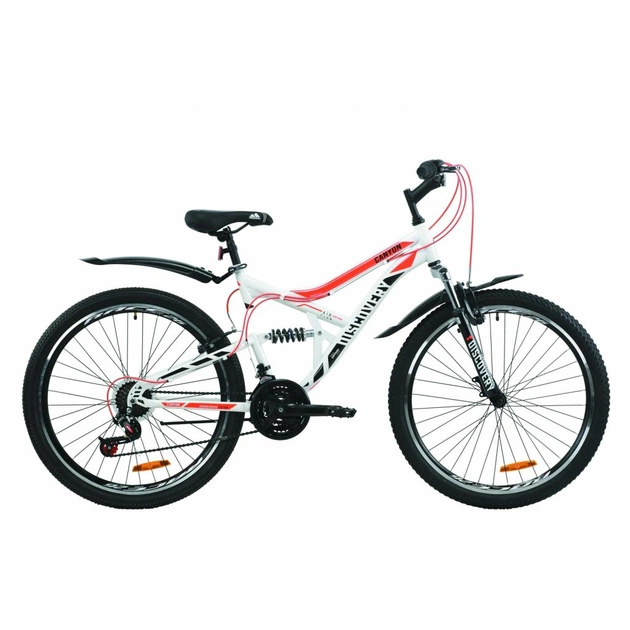 Велосипед Discovery 26" CANYON AM2 Vbr рама-17,5" St 2020 біло-чорний з помаранчевим (OPS-DIS-26-233) - зображення 1