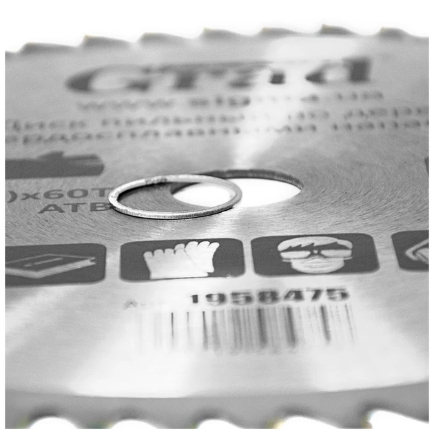 Диск пильний Grad по дереву з твердосплавними напайками Ø230×22.2(20)×60Т, 6000об/хв GRAD (1958475) (1958475) - picture 3