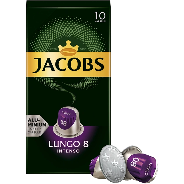 Кофе в капсулах Jacobs Lungo 8 Intenso 10 шт - изображение 1