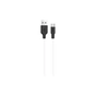Дата кабель USB 2.0 AM to USB-C 1.0m 2A silicone X21 black+white HOCO (6957531071402) - уменьшенное изображение 1
