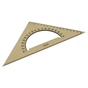 Лінійка Koh-i-Noor Трикутник 45/177 з транспортиром, димчастий (745640) - уменьшенное изображение 3