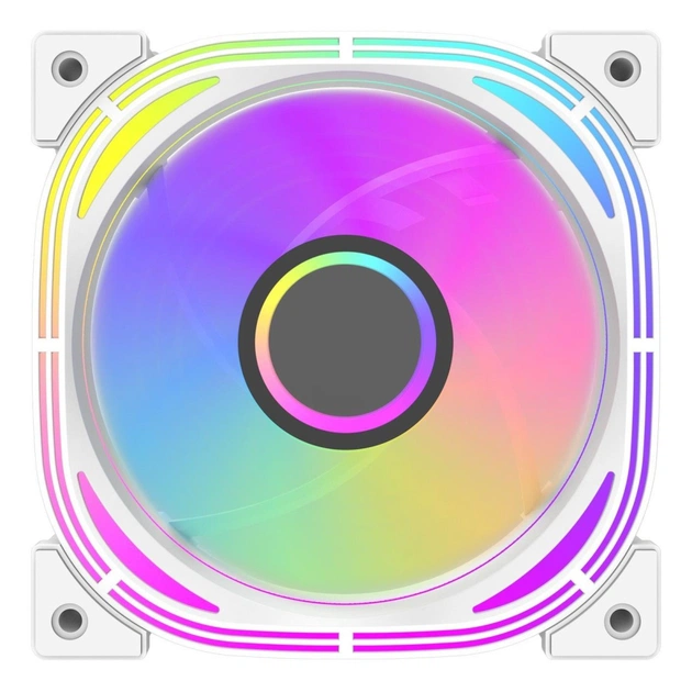 Кулер для корпуса DARKFLASH INF24 3IN1(PWM) WHITE - изображение 1