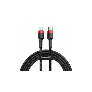 Дата кабель USB-C to USB-C 1.0m USB 3.1 3A red Baseus (CATKLF-G91) зображення 1