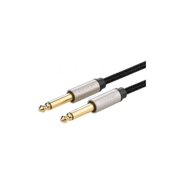 Кабель мультимедийный 6.35mm M to 6.35mm M 3.0m AV128 gray Ugreen (10639) - изображение 1