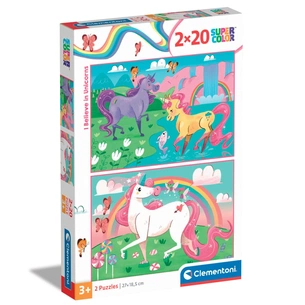 Пазл Clementoni I Believe in Unicorns 2 шт по 20 елементів (24754) зображення 1