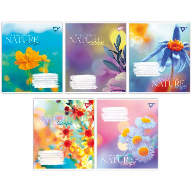Зошит Yes Nature colorful 24 аркушів лінія (767045) - изображение 1