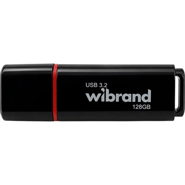 USB флеш накопичувач Wibrand 128GB Scarab Black USB 3.2 (WI3.2/SC128P11B) - зображення 1