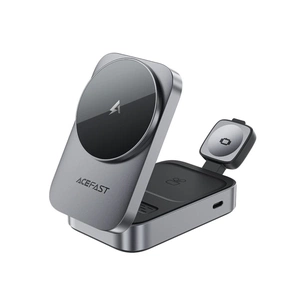 Зарядний пристрій Acefast Wireless QI 3-in-1 22.5W (6974316284079) зображення 1